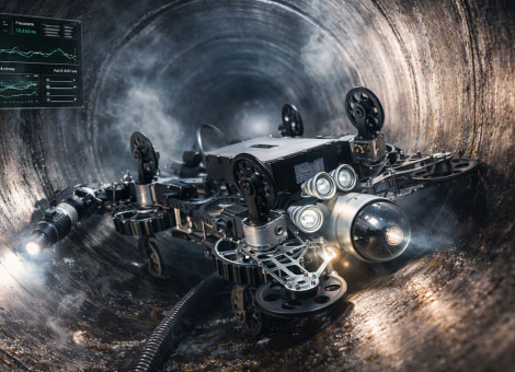 Explosion-proof gas pipeline inspection robot